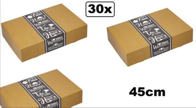 30x BIO Cateringdozen great food 45cm - catering salade maaltijd bezorg doos thuis bezorg