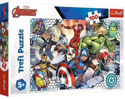 Trefl Beroemde Avengers Disney Marvel The Avengers Legpuzzel - 100 stukjes - Vanaf 5 jaar