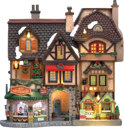 Lemax - River Moor's Christmas Street Festival -  B/o (4.5v) - Kersthuisjes & Kerstdorpen