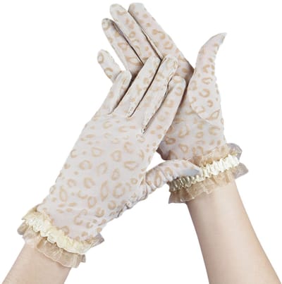 Dailygoods - CHENGZI 1 Paar Zonbescherming Lace Handschoenen Zwart Sexy Vintage Opera Handschoenen Voor Vrouwen Klassieke Bruiloft Handschoenen Stretchy Handschoenen