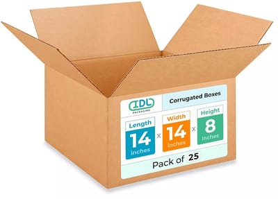 Medium Verhuisdozen - Verzenddozen Opslag - Veilig Verpakken - 100% Recyclebaar - 25 Stuks - Bruin
