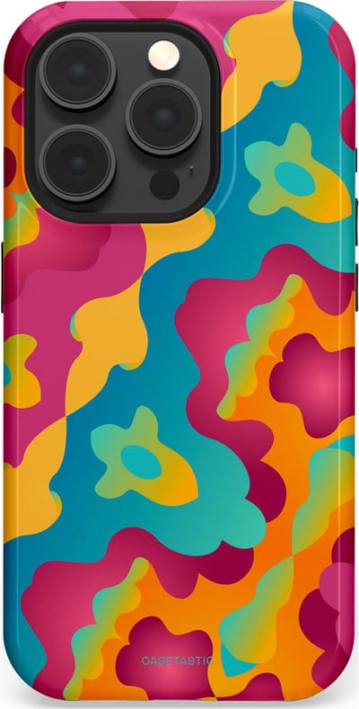 Casetastic Hoesje Geschikt voor Apple iPhone 15 Pro Magsafe - Stijlvolle Beschermende Duo-layer Case - Vlektastisch