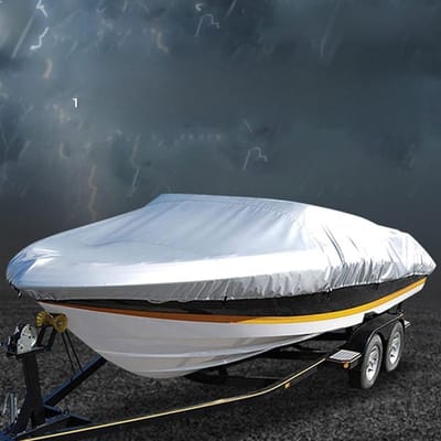 Waterdichte Bootbedekking, Scheurvast Bootdoek met Winddichte Riemen voor V-Sleeve, Visboot en Ski-Boot