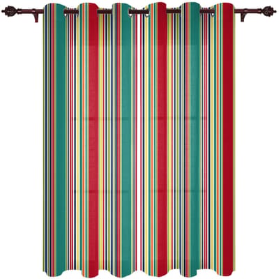 Moderne Gordijnen met Verloopstrepen voor Woonkamer Slaapkamer Gordijn Keuken Behandeling Jaloezieën Draperieën 135W x 60H(cm) x1