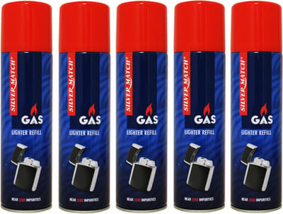 Humbert Aansteker gas/butaan gasfles - 10x - 250 ml - voor kooktoestellen/aanstekers