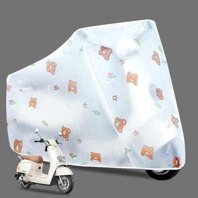Duurzame Waterdichte Motorhoes van PEVA Materiaal met UV-bescherming - Buitenbescherming 220 x 120 cm