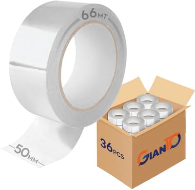 36 Rollen Sterk Transparant Plakband - 50mm x 66m - Ideaal voor Verpakken, Verzenddozen en Verhuizen
