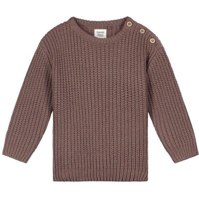 Sweet Petit baby trui Charlie Dark Mud Brown 56 heren