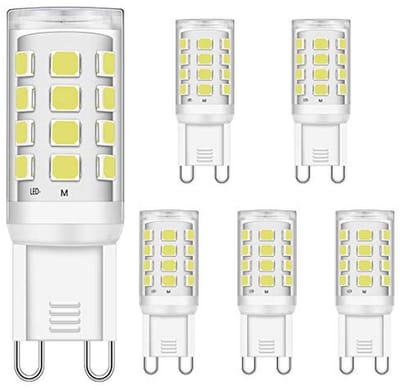 LED Gloeilampen - Energiezuinige Lampjes - Verlichting Thuis - Directe Halogeen Vervanging - 5 Stuks - Koud Wit