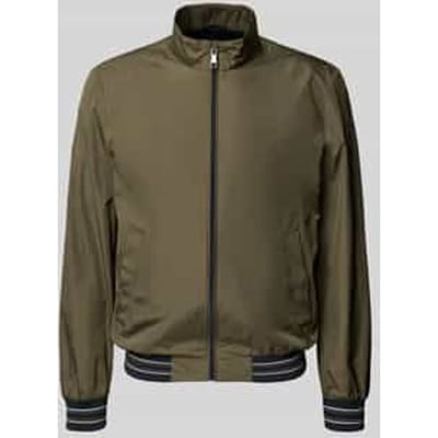 Blouson met opstaande kraag en ritssluiting