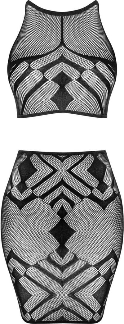 OBSESSIVE K101 Top And Skirt M/l
