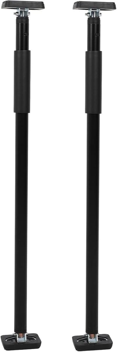 Telescopische steunpaal - Verstelbare krik - Houtbewerking plafond - Antislip pad - 76 cm lengte