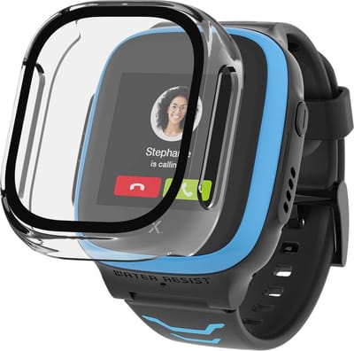 Hoesje voor Xplora X5 Play - Harde beschermhoes transparant scherm gehard glas
