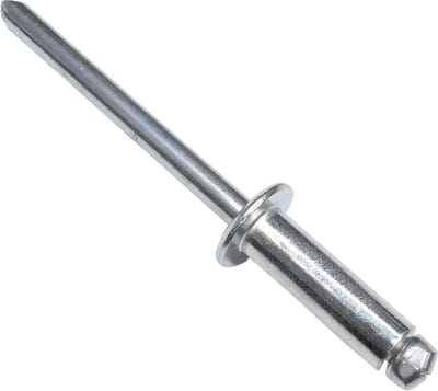 Blindklinknagels - Popnagels staal - Metaal verbinden - Staal op staal - 5 x 16 mm 50 stuks - Zilver