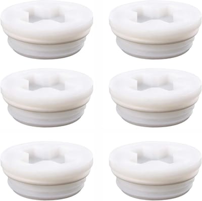 6 Stuks Plastic Deksel voor Emmers, Schroefdraad Seal voor Chemische Opslag, Olie en Verf Containers