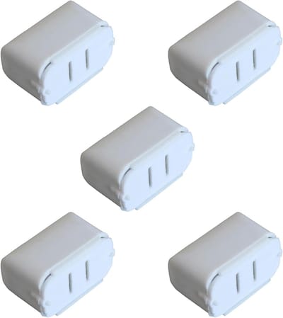 Batterij Opbergdoos - Houders Compartiment - Batterijen Organiseren - Draagbaar Waterdicht - 5 Stuks - Transparant