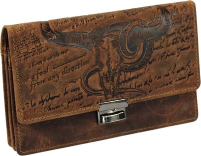 LandLeder Portemonnee BULL & SNAKE met RFID bescherming - (bxhxd) ca. 17cm x 11cm x 3cm