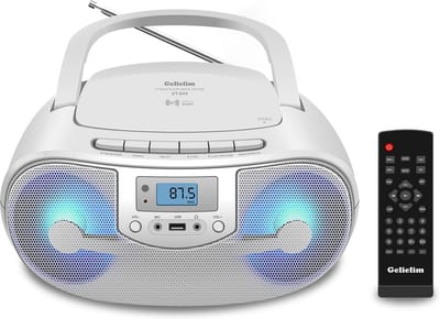 Draagbare CD-speler met Bluetooth en AM/FM Radio