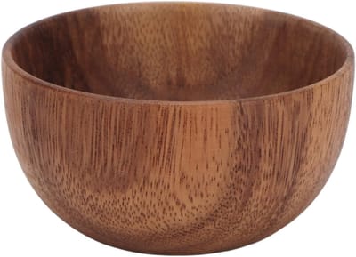 Scheerkom Hout - Scheerbakje Mannen - Schuim Creëren - Acacia Hout - 10x10 cm - Natuurlijk