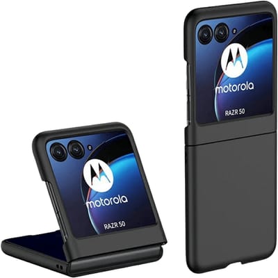 CaseBody Motorola Razr 60 Slim-Fit Beschermhoesje Zwart