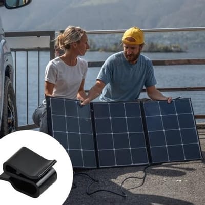 Veiligheidsclips voor Zonnepanelen - 30 Stuks Polycarbonaat Kabelbevestigingen voor Buiten en Trailers