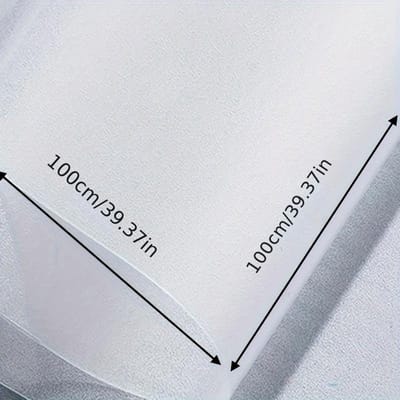 1 stuks Elektrostatische Matglas Sticker Badkamer Badkamer Raam Privacy Anti-gluurfolie Zonwering Thermische Isolatie Zonweringsfolie 1Pc white