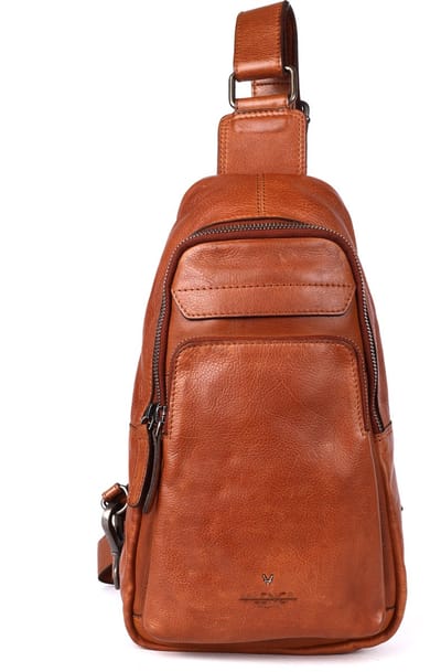 Echt Italiaans Leren Unisex Bodybag – Stijlvolle, Duurzame en Veilige Reisgenoot voor Casual en Trendy Essentials