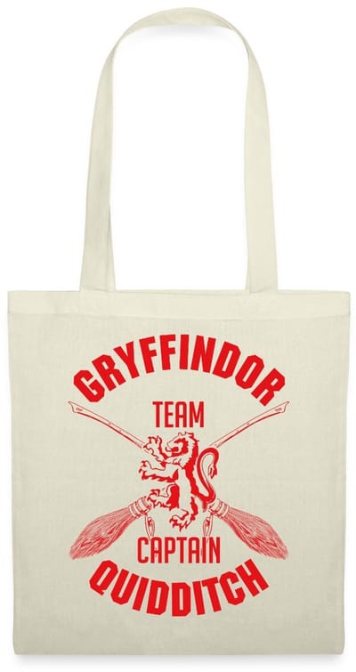Harry Potter Gryffindor Quidditch Tas Van Stof Schoudertas