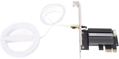 Cosensi - Dailygoods - WiFi 6E PCIe Netwerkadapter met Bluetooth 5.2 en Tri-Band Ondersteuning