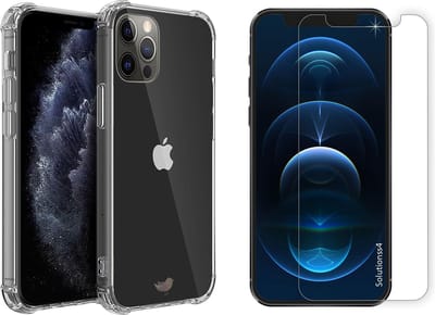 Hoesje geschikt voor Apple iPhone 12 hoes siliconen - backcover - optimale bescherming - Transparant