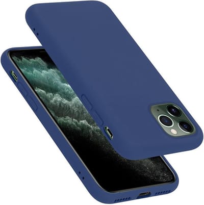 Cadorabo Hoesje geschikt voor Apple iPhone 11 PRO MAX in LIQUID BLAUW - Beschermhoes gemaakt van flexibel TPU silicone Case Cover