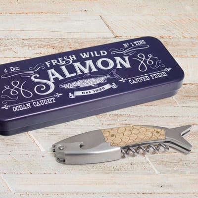 Balvi Zalm Kurkentrekker In Cadeaublik