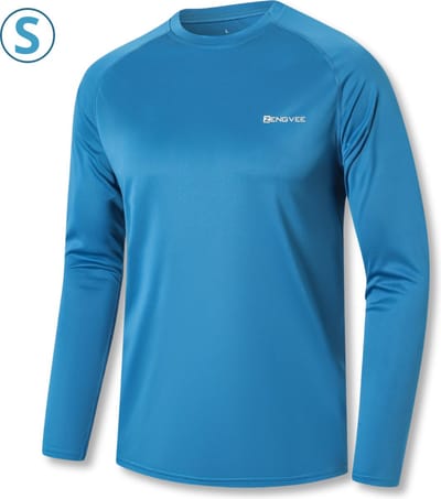 Livano Rash Guard - Surf Shirt - Zwemkleding - UV Beschermende Kleding - Voor Zwemmen - Surfen - Duiken - Marineblauw - Maat S