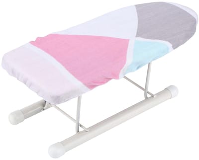 Dailygoods- Strijkplank Opvouwbaar - Mini Strijkplank 10,2 x 4,3 x 3,5 Inch - Vuurvast Katoen - Draagbaar - Antislip - Veiligheidsbeugel