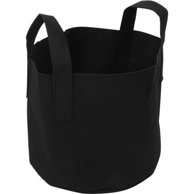 1 2 3 5 7 10 Gallon Zwarte Plantengroei Zak Groente Bloemen Beluchting Planten Pot Container 25 x 30 cm (5 Gallons) black