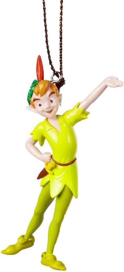 Disney - Ornament peter pan -6 cm - kerstbal - Kerstornament