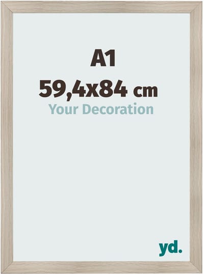 Your Decoration - Fotolijst A1 59,4x84 cm - MDF - Eiken Licht - Pisa