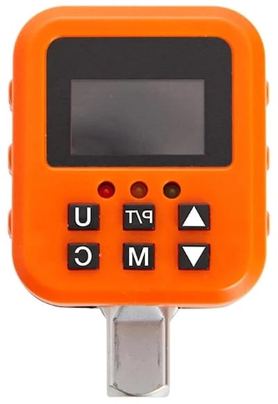 1/2 "digitale koppeladapter, elektronische momentsleuteladapter testinstrument 0,5-340Nm 3/8'' en 1/4'' adapters for auto Gemakkelijk lezen(3-60Nm)