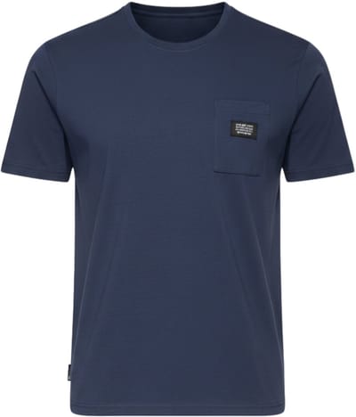 OMBRE T-shirt - Regular Fit - Katoen - Korte Mouw Marine S