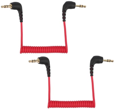 Jhubersproducts - Microfoon Kabel - 3.5mm Microfoon Kabel - Draadloos Pro - 2 Stuks - Geluidsapparatuur - Professionele Opname - Geschikt voor DJI Mic