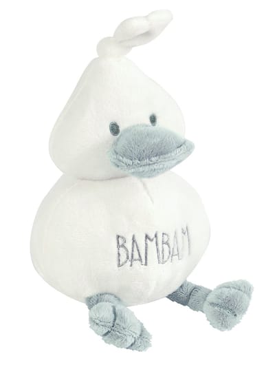 BAMBAM Knuffel Eend - Grijs - Baby knuffel