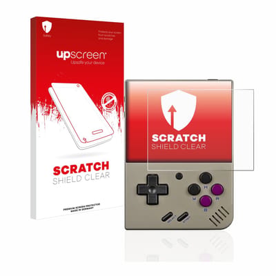 upscreen - Screenprotector voor Miyoo Mini Plus - Folie Beschermfolie transparant