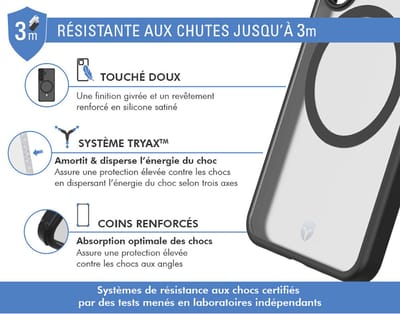 Force Case, Hoesje geschikt voor Samsung Galaxy S24 FE - Air Frost Series Versterkt MagSafe Compatibel, Zwart