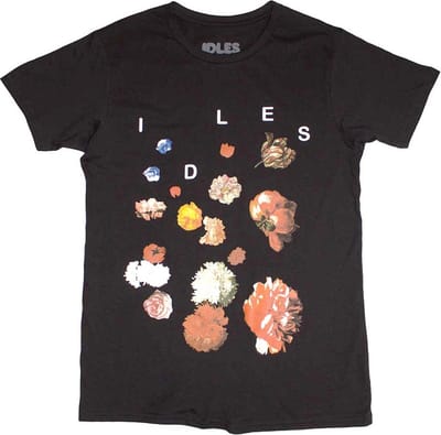 Idles - Flowers Heren Tshirt - S - Zwart