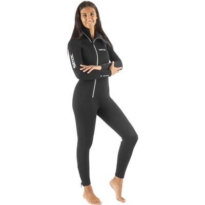 Eén stuk duikpak met capuchon voor dames Seac Club 5 mm