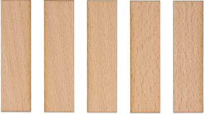 TopWosk Knotty - Houten Katoa - FSC Gecertificeerd - 75x20x1 mm