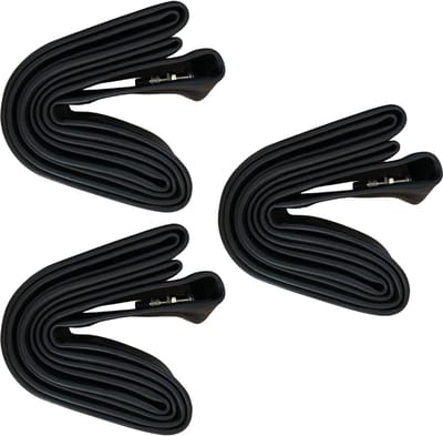 Binnenbanden 26 inch - Set van Drie - 3 x Binnenband 26 inch / 26" voor de Fiets / Dunlop Ventiel / Racefiets / Mountainbike / Fietsbinnenband / 40 mm / Band 40 / 47 - 599 Wiel / 26 * 1.5 - 1.75 / 26 "
