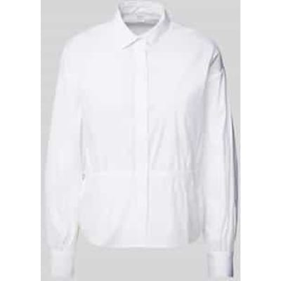 Regular fit overhemdblouse met ballonmouwen