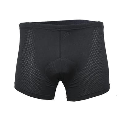 Heren en Dames 3D Gewatteerde Fietsbroek L Maat Oranje Verdikt Ademende Wielerbroek black