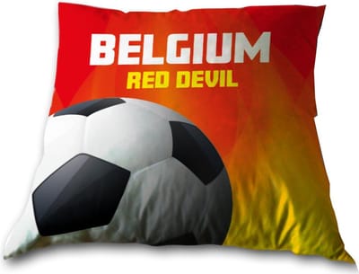 Belgium - Sierkussen - 33 x 33 cm - Rood